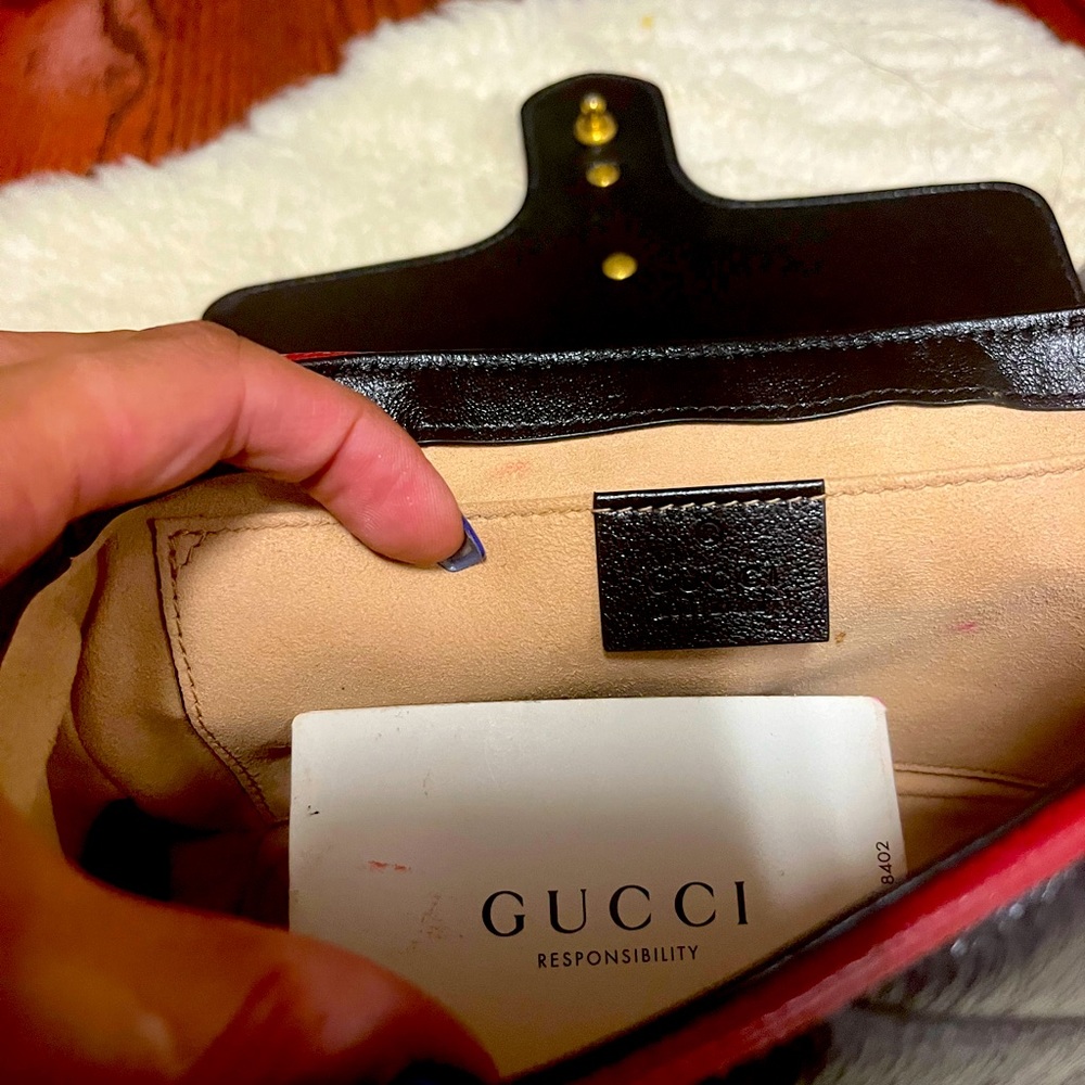 Gucci mini cross body GG Marmount - Picture 2 of 4